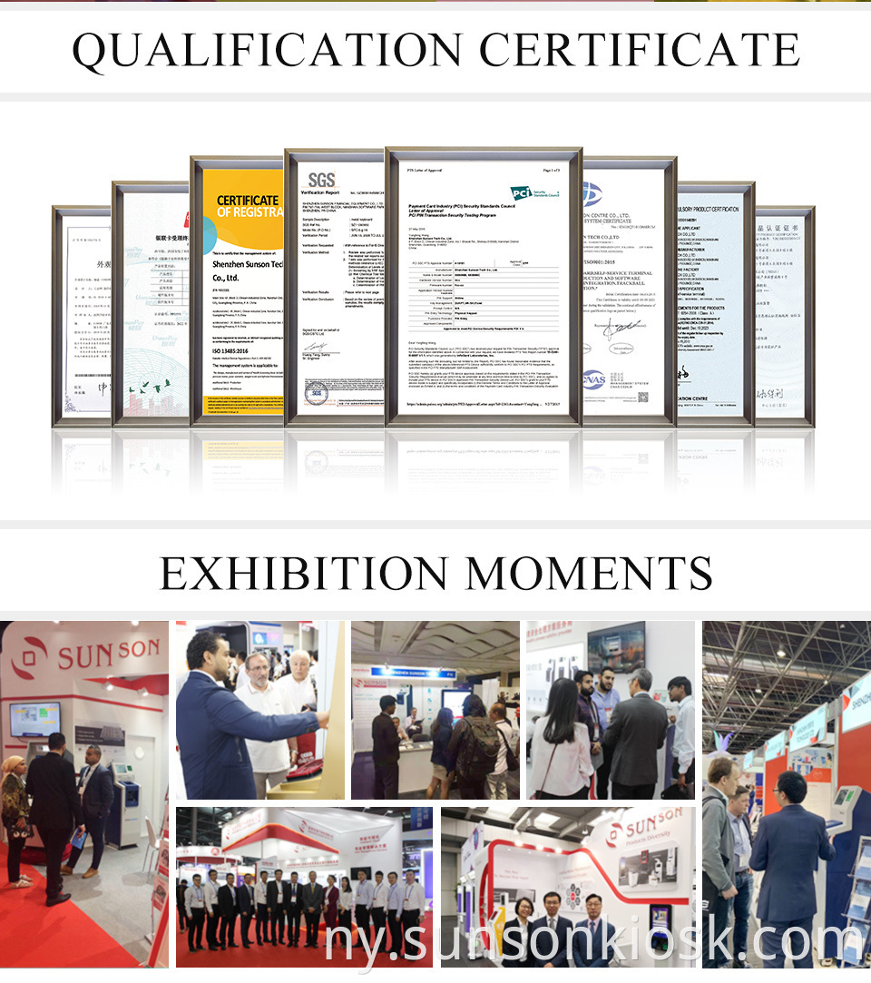 certification & exhibition